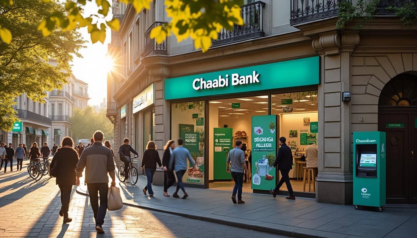 Illustration: Découvrir l’agence de la banque Chaabi implantée à Evry et son rôle local