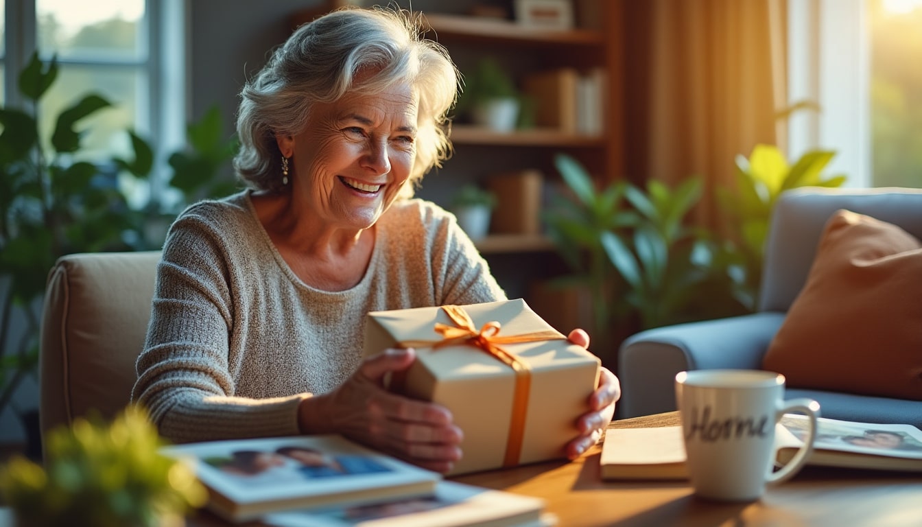 Illustration: Pourquoi choisir un cadeau personnalisé pour une femme à la retraite ?